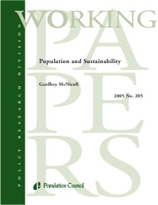 Population and Sustainability