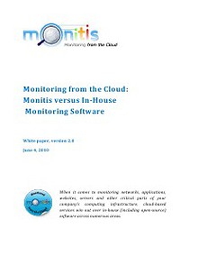 Monitoring from the Cloud: Monitis versus In-House Monitoring Software