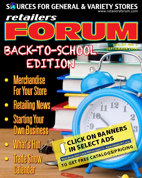 Retailers Forum Sept. 2014 Sept 2014