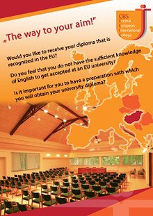  CBS- Central European International College "The Way to Your Aim"