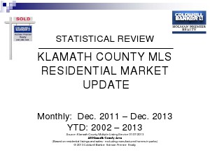 Statistics December 2013