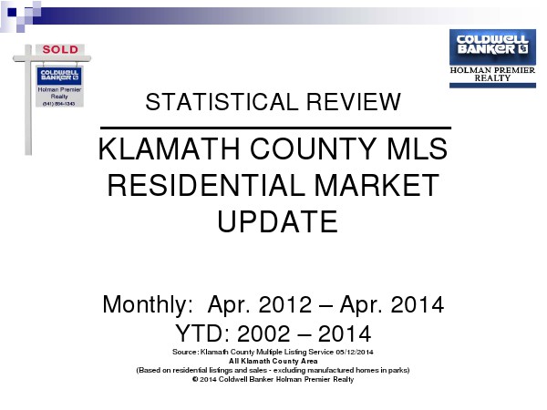 Statistics April 2014