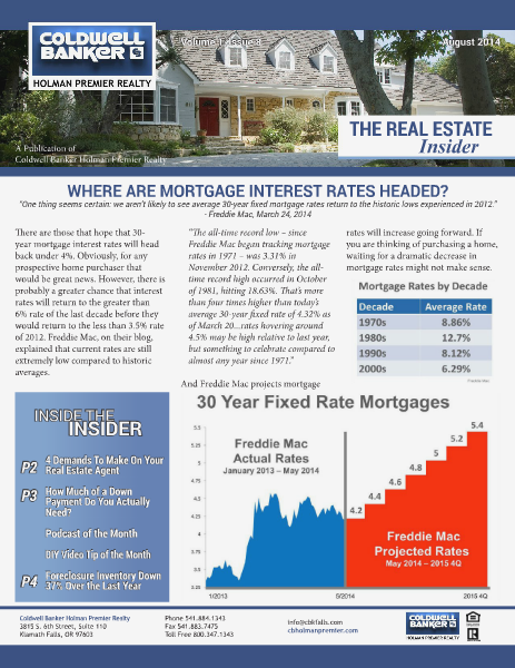 The Real Estate Insider August 2014