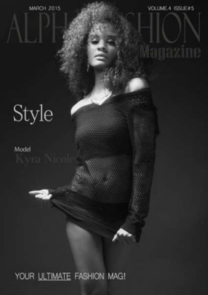 Alpha Fashion Magazine-Style Issue Volume.4 Issue#5 March 2015-Cover Winner