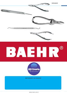 Instrumenti za medicinsku pedikuru BAEHR