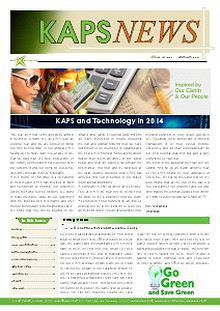 KAPS Newsletter 2014