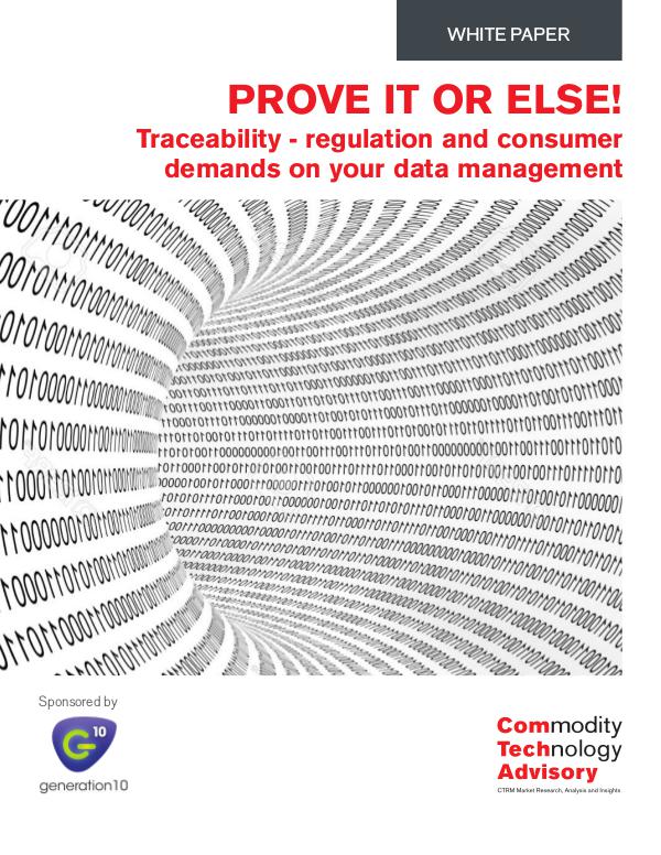 White Papers PROVE IT OR ELSE! Traceability