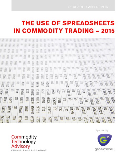 Reports The Use of Spreadsheets in Commodity Trading