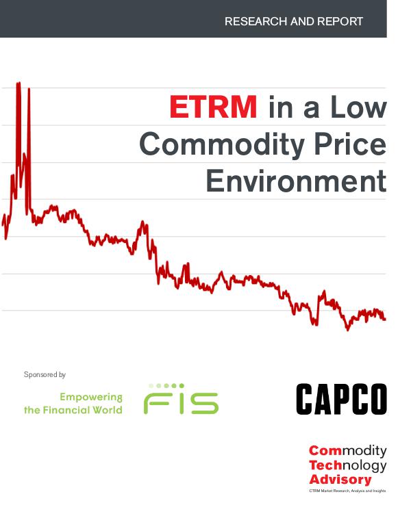 ETRM in a Low Commodity Price Environment
