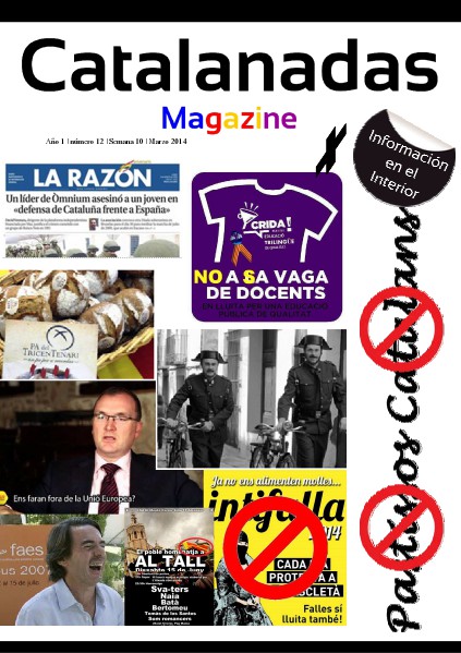 Catalanadas Magazine Nº 12 Semana 10 Marzo 2014