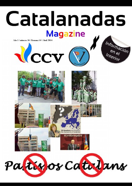 Catalanadas Magazine Nº 16 Semana 14 Abril 2014