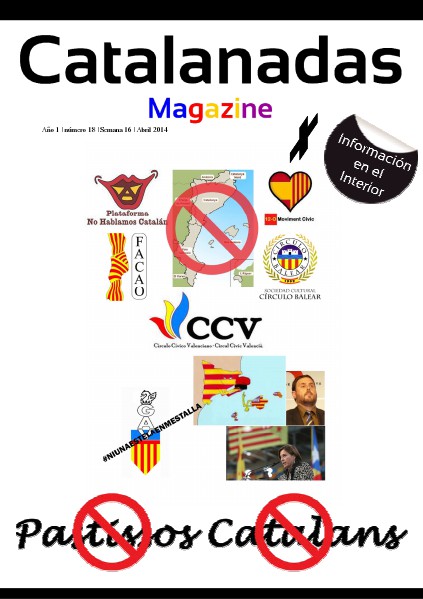 Catalanadas Magazine Nº 18 Semana 16 Abril 2014