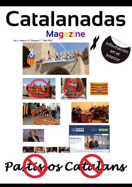Catalanadas Magazine Nº 19 Semana 17 Abril 2014
