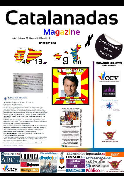 Catalanadas Magazine Nº 22 Semana 20 Mayo 2014