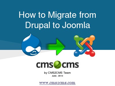 How to Migrate Drupal to Joomla