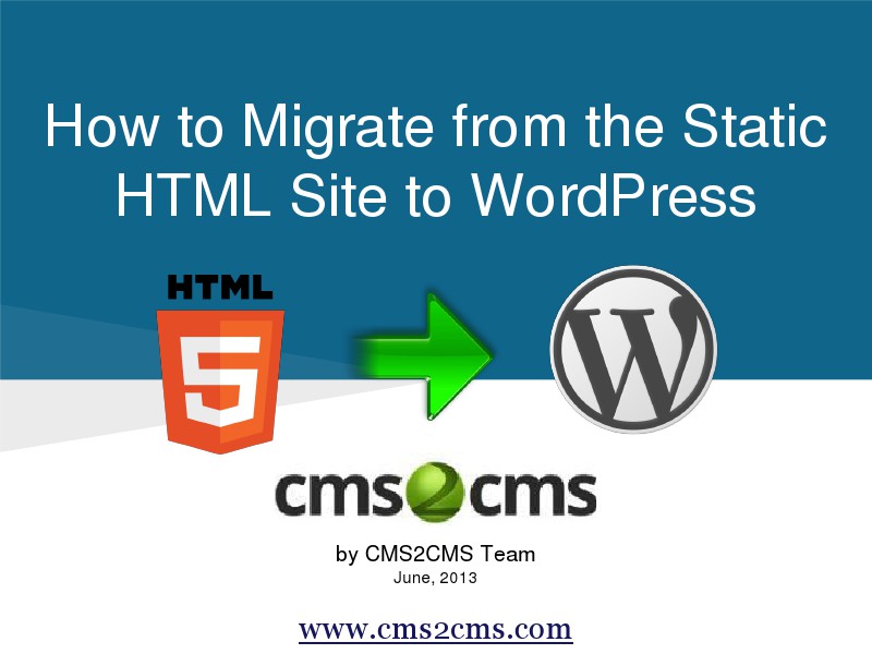 HTML to WordPress Conversion