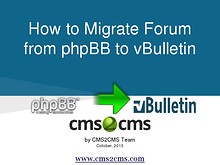 How to Migrate to vBulletin