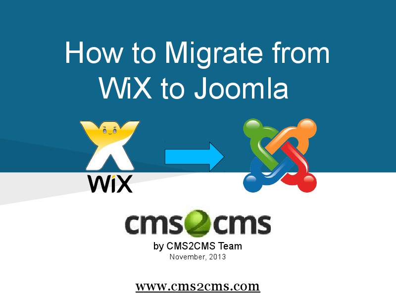 How to Migrate to Joomla in 15 Mins How to Migrate from WiX to Joomla Effortlessly