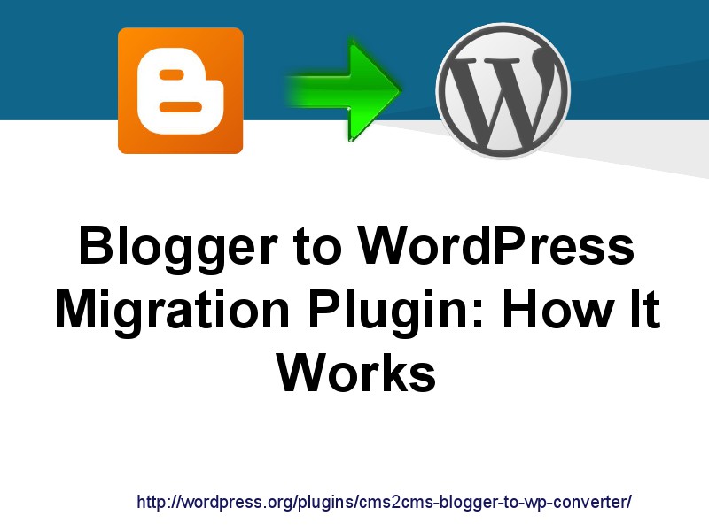 Blogger to WordPress Plugin