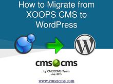 XOOPS CMS to WordPress Migration