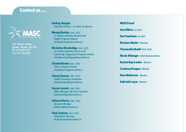 MASC Brochure MASC 18-19  English Brochure