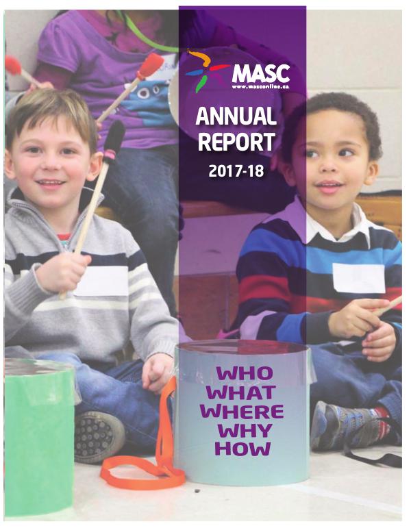 MASC Annual Reports MASC Annual Report 2017 - 2018