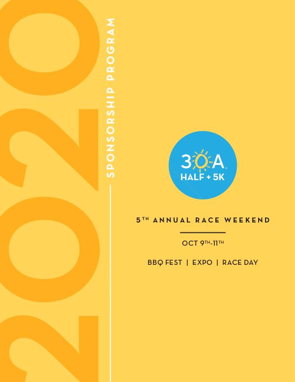 30A Half Marathon + 5K Sponsorship Sponsorship packages 2020_Full