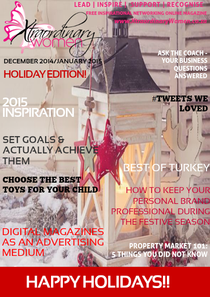 Xtraordinary Women Magazine December 2014/January 2015