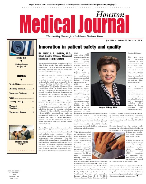 Medical Journal Houston Vol. 11, Issue 4, July 2014