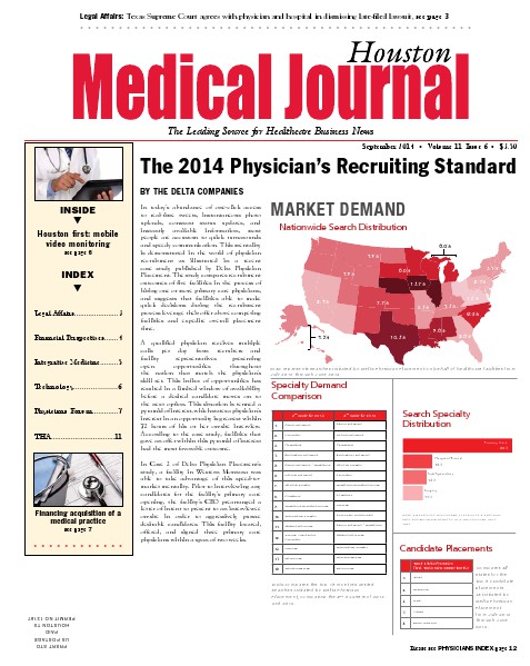 Medical Journal Houston Vol. 11, Issue 6, September 2014
