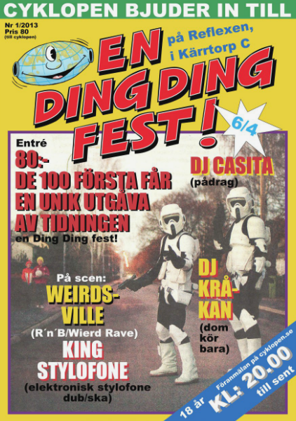 CYKLOPEN: En Ding Ding Fest April 2013