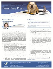 Wheat Ridge Animal Hospital's Furry Free Press
