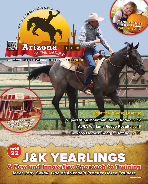 Arizona in the Saddle volume 3  October 2016 Issue