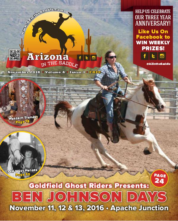 Arizona in the Saddle Vol 3 November Issue