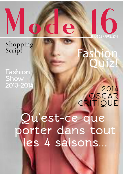 french magazine April. 2014