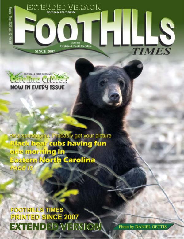 Foothills Times Magazine March 2020 FOOTHILS TIMES Magazine March 2020
