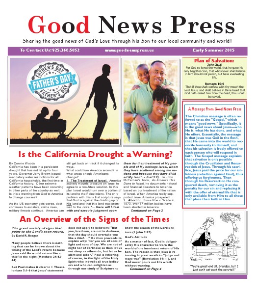Good News Press Early Summer 2015