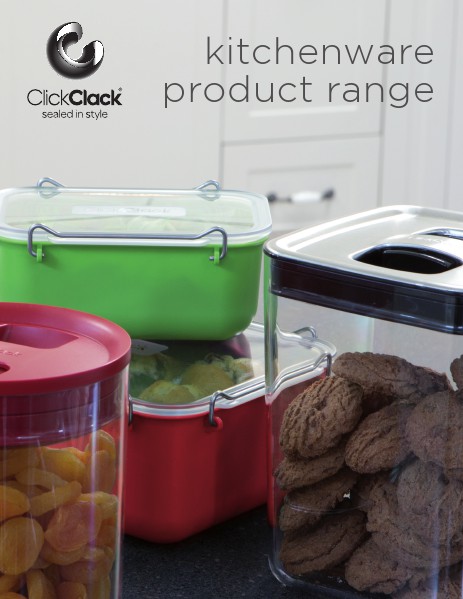 ClickClack® Kitchenware Catalogues - Large Text International Metric Version March 2014