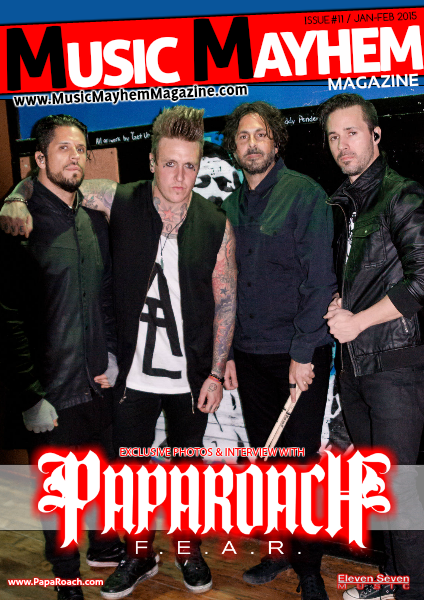 Music Mayhem Magazine JANUARY/FEBRUARY (Papa Roach Faces Their F.E.A.R.)