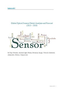Global Optical Sensors Market Analysis and Forecast (2013 – 2018)