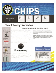 Chips Newsletter 1