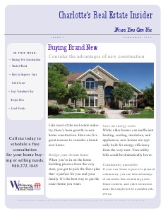 Charlotte's Real Estate Insider Newsletter Issue 3
