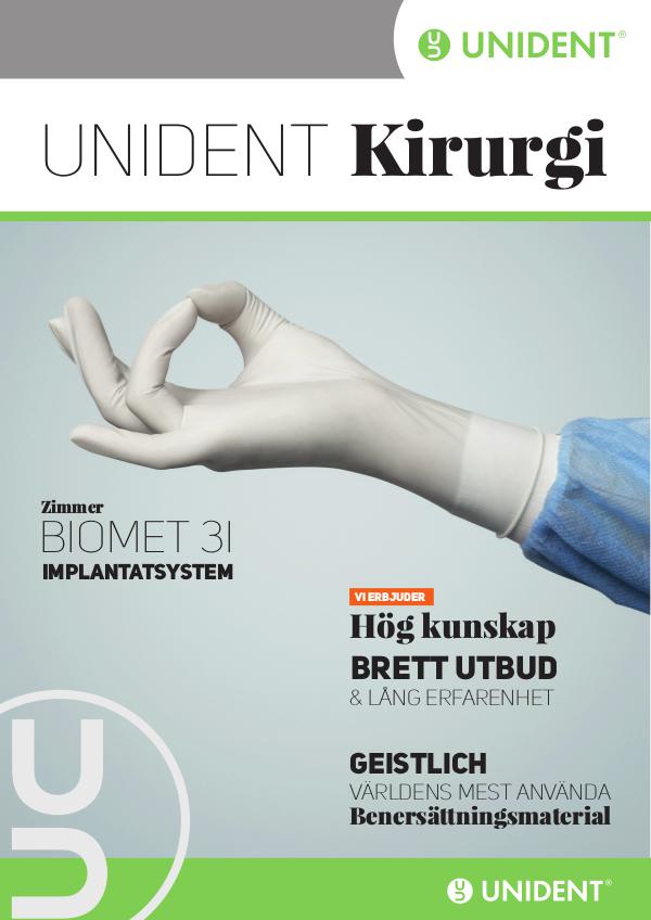 Unident Kirurgikatalog Implantat Edition