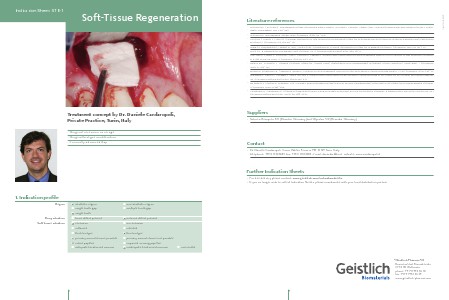 Geistlich - Indication sheets STR1 - Soft-Tissue Regeneration