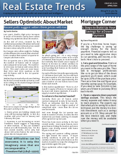 Canyon Lake Real Estate Trends Issue CL04