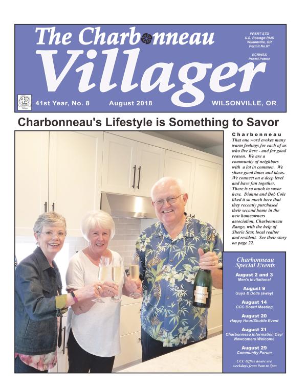 The Charbonneau Villager Newspaper 2018 August Villager