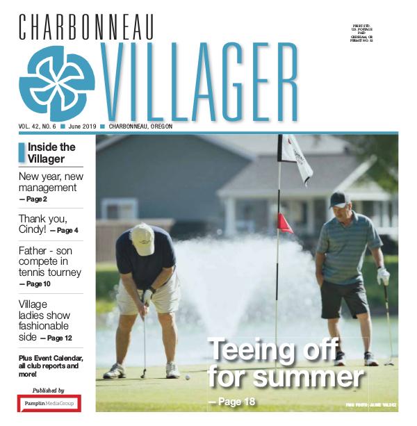 The Charbonneau Villager Newspaper 2019 June issue Villager newspaper