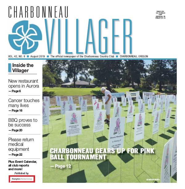 The Charbonneau Villager Newspaper 2019_Aug issue Villager newspaper
