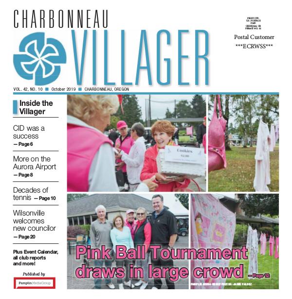 The Charbonneau Villager Newspaper 2019 Oct issue Villager newspaper