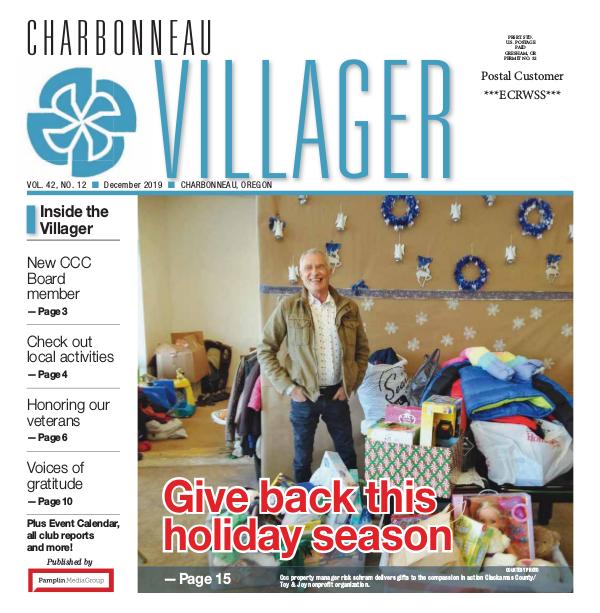 The Charbonneau Villager Newspaper 2019_ Dec issue Villager newspaper